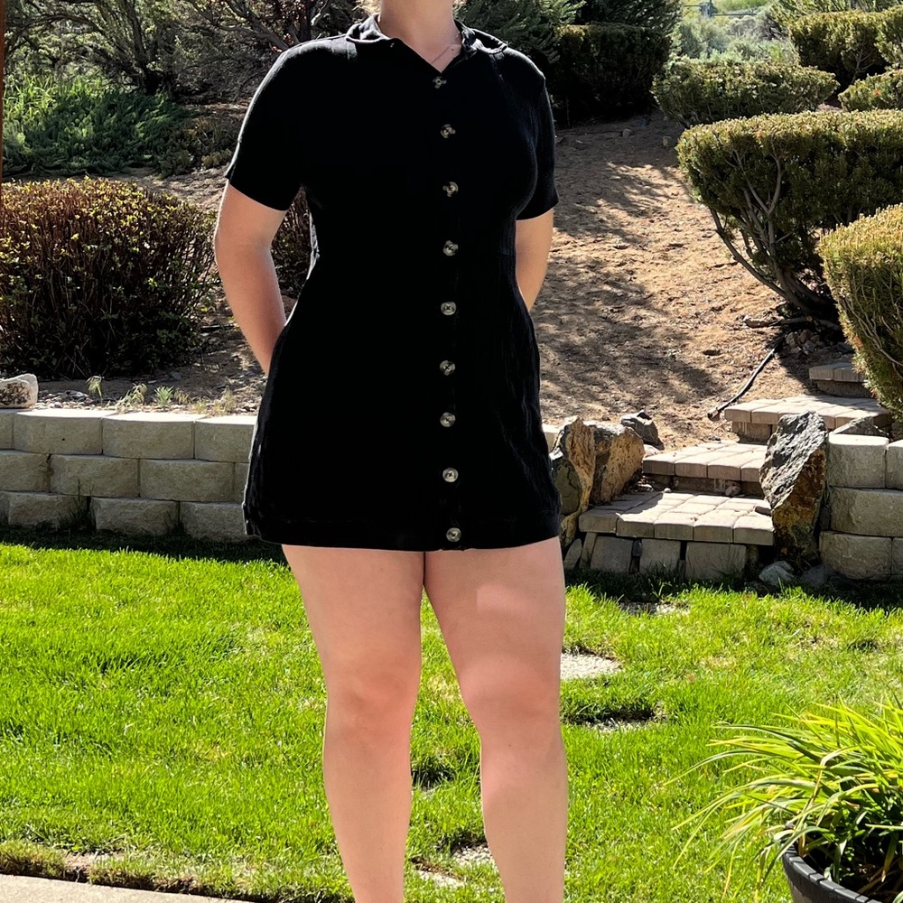 Free people black beach dress